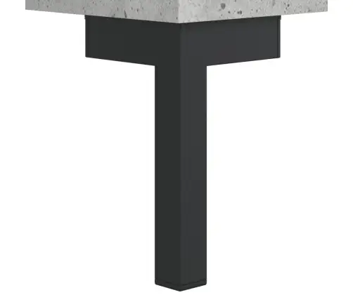 Komoda, Betono Pilkos Spalvos, 69,5X34X180cm Apdirbta Mediena