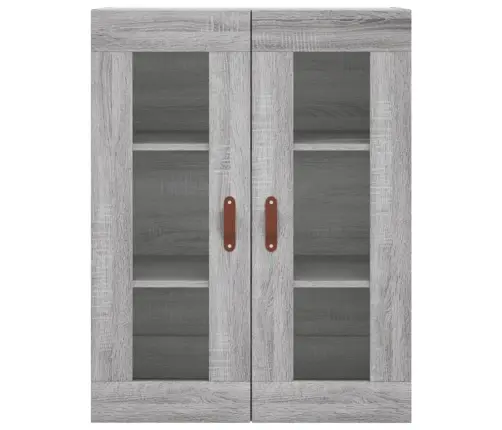 Kõrge Kapp, Hall Sonoma Tamm, 69,5 X 34 X 180 cm Tehispuit