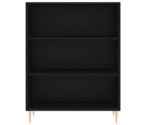 Kõrge Kapp, Must, 69,5 X 34 X 180 cm Tehispuit