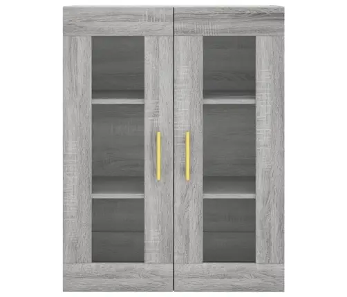 Komoda, Pilkos Ąžuolo Spalvos, 69,5X34X180cm Apdirbta Mediena