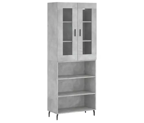 Kõrge Kapp, Betoonhall, 69,5 X 34 X 180 cmTehispuit