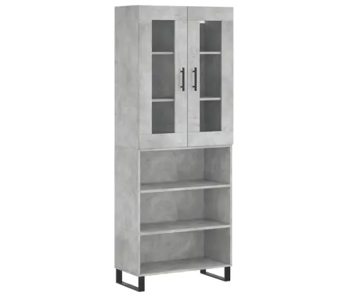 Kõrge Kapp, Betoonhall, 69,5 X 34 X 180 cmTehispuit