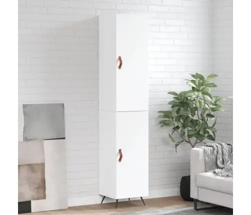 Komoda, Baltos Spalvos, 34,5X34X180cm Apdirbta Mediena