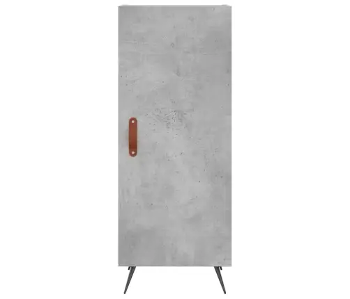 Kõrge Kapp, Betoonhall, 34,5X34X180 cm Tehispuit