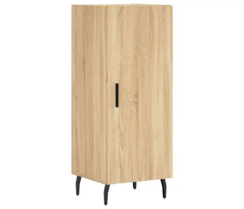 Augstais Skapītis, Ozolkoka, 34,5X34X180 Cm, Inženierijas Koks Vidaxl