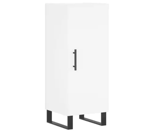 Komoda, Baltos Spalvos, 34,5X34X180cm Apdirbta Mediena