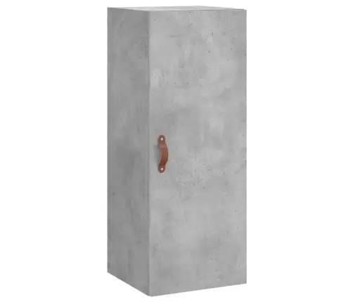 Augstais Skapītis, Pelēks, 34,5X34X180 Cm, Inženierijas Koks Vidaxl