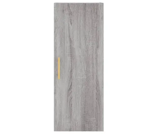 Augstais Skapītis, Pelēks, 34,5X34X180 Cm, Inženierijas Koks Vidaxl Augstais Skapītis, Pelēks, 34,5X34X180 Cm, Inženierijas Koks Vidaxl