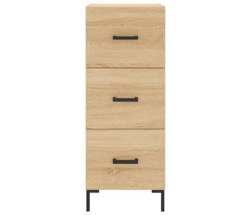 Kõrge Kapp, Sonoma Tamm, 34,5 X 34 X 180 cm Tehispuit