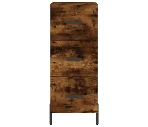 Kõrge Kapp, Suitsutatud Tamm, 34,5X34X180 cm Tehispuit