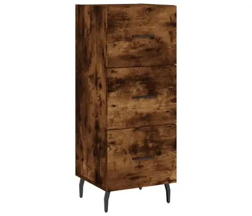 Augstais Skapītis, Ozolkoka, 34,5X34X180 Cm, Inženierijas Koks Vidaxl