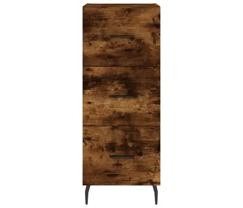 Augstais Skapītis, Ozolkoka, 34,5X34X180 Cm, Inženierijas Koks Vidaxl