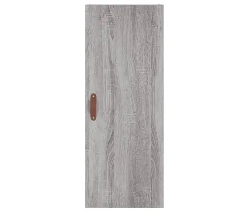 Kõrge Kapp, Hall Sonoma Tamm, 34,5X34X180 cm Tehispuit