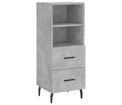 Augstais Skapītis, Pelēks, 34,5X34X180 Cm, Inženierijas Koks Vidaxl Augstais Skapītis, Pelēks, 34,5X34X180 Cm, Inženierijas Koks Vidaxl