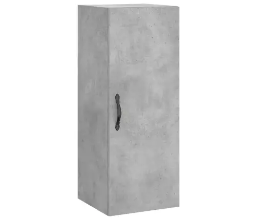 Kõrge Kapp, Betoonhall, 34,5X34X180 cm Tehispuit
