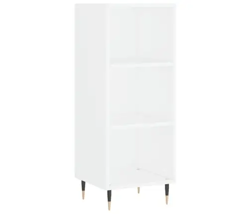 Augstais Skapītis, Balts, 34,5X34X180 Cm, Inženierijas Koks Vidaxl