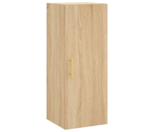 Kõrge Kapp, Sonoma Tamm, 34,5 X 34 X 180 cm Tehispuit