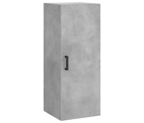 Augstais Skapītis, Pelēks, 34,5X34X180 Cm, Inženierijas Koks Vidaxl