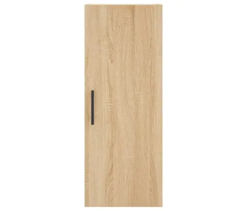 Augstais Skapītis, Ozolkoka, 34,5X34X180 Cm, Inženierijas Koks Vidaxl