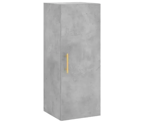 Kõrge Kapp, Betoonhall, 34,5X34X180 cm Tehispuit