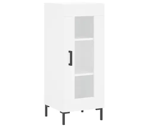 Komoda, Baltos Spalvos, 34,5X34X180cm Apdirbta Mediena