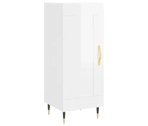 Augstais Skapītis, Balts, 34,5X34X180 Cm, Inženierijas Koks Vidaxl