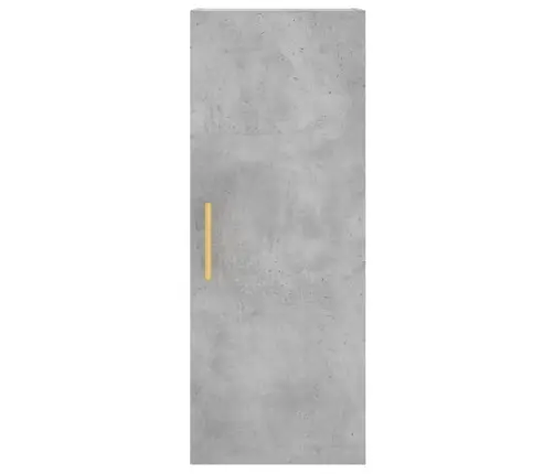 Augstais Skapītis, Pelēks, 34,5X34X180 Cm, Inženierijas Koks Vidaxl