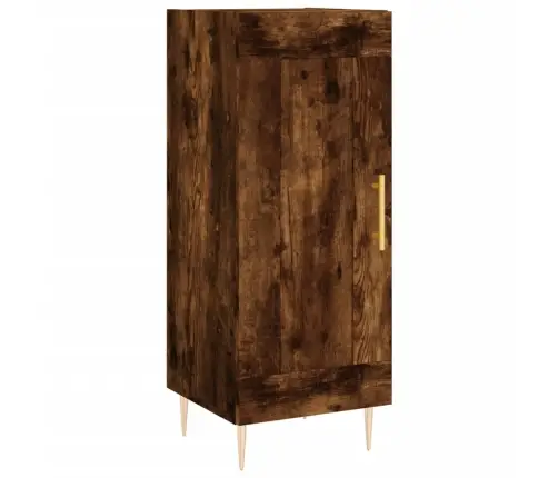 Augstais Skapītis, Ozolkoka, 34,5X34X180 Cm, Inženierijas Koks Vidaxl