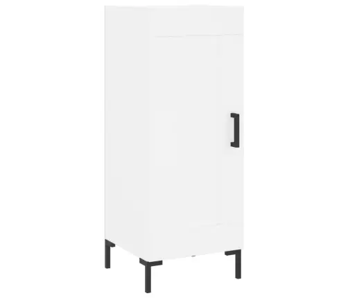 Augstais Skapītis, Balts, 34,5X34X180 Cm, Inženierijas Koks Vidaxl