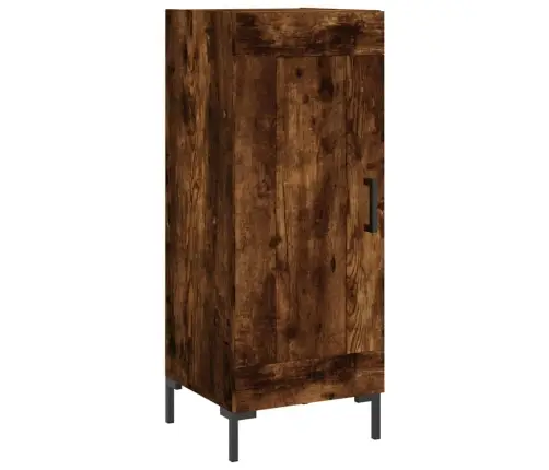 Augstais Skapītis, Ozolkoka, 34,5X34X180 Cm, Inženierijas Koks Vidaxl