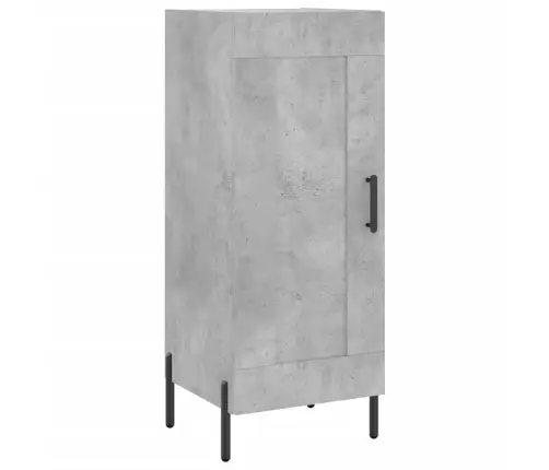 Kõrge Kapp, Betoonhall, 34,5X34X180 cm Tehispuit