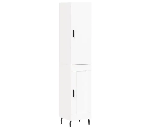 Kõrge Kapp, Valge , 34,5X34X180 cm Tehispuit