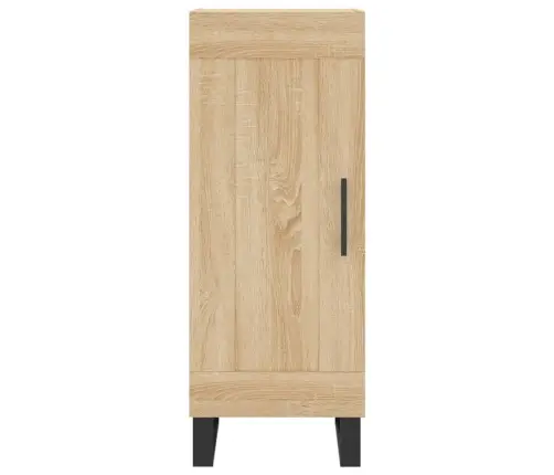 Augstais Skapītis, Ozolkoka, 34,5X34X180 Cm, Inženierijas Koks Vidaxl