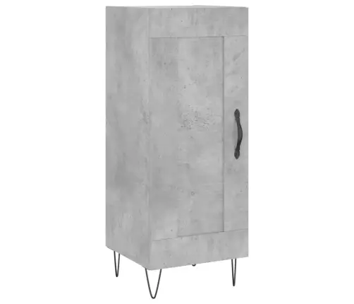 Kõrge Kapp, Betoonhall, 34,5X34X180 cm Tehispuit