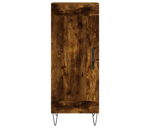 Augstais Skapītis, Ozolkoka, 34,5X34X180 Cm, Inženierijas Koks Vidaxl