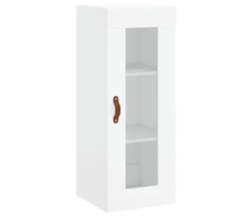 Augstais Skapītis, Balts, 34,5X34X180 Cm, Inženierijas Koks Vidaxl