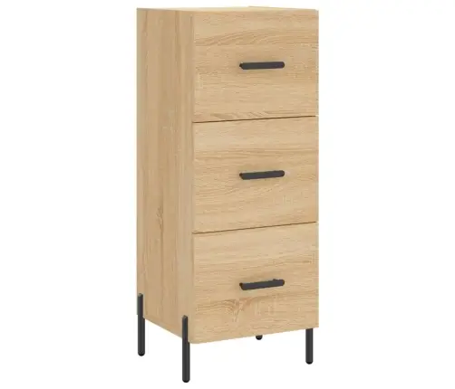 Kõrge Kapp, Sonoma Tamm, 34,5 X 34 X 180 cm Tehispuit