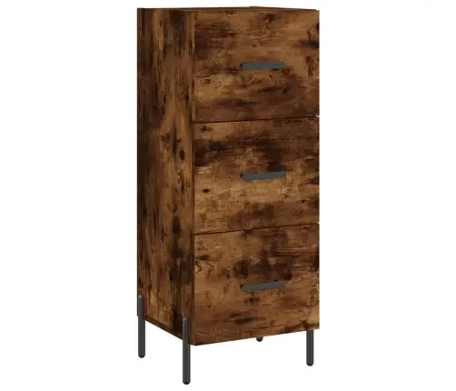 Augstais Skapītis, Ozolkoka, 34,5X34X180 Cm, Inženierijas Koks Vidaxl