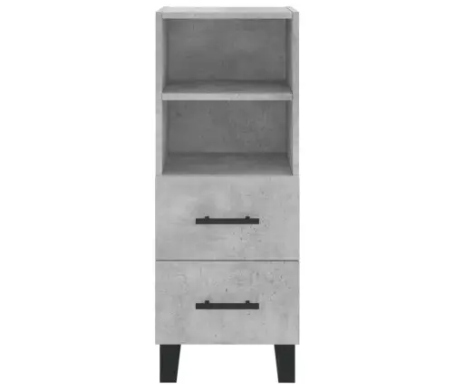 Kõrge Kapp, Betoonhall, 34,5X34X180 cm Tehispuit