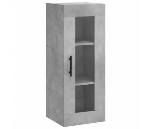 Kõrge Kapp, Betoonhall, 34,5X34X180 cm Tehispuit