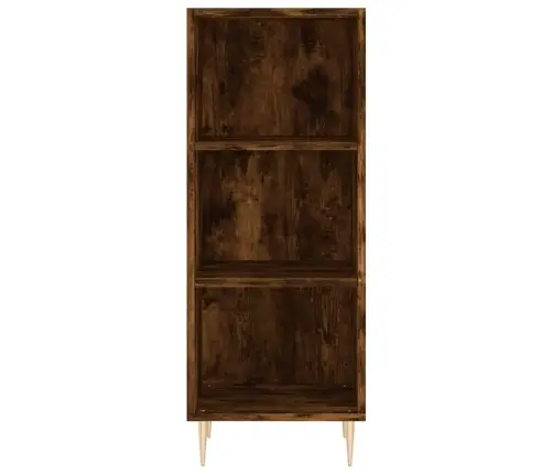 Augstais Skapītis, Ozolkoka, 34,5X34X180 Cm, Inženierijas Koks Vidaxl