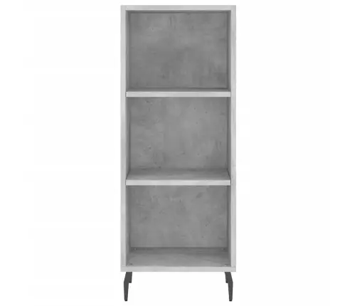 Komoda, Betono Pilkos Spalvos, 34,5X34X180cm Apdirbta Mediena Komoda, Betono Pilkos Spalvos, 34,5X34X180cm Apdirbta Mediena