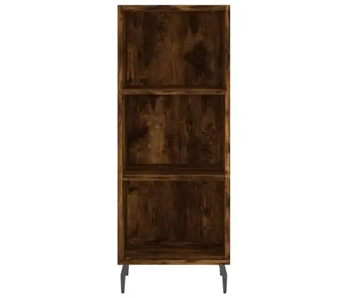 Augstais Skapītis, Ozolkoka, 34,5X34X180 Cm, Inženierijas Koks Vidaxl