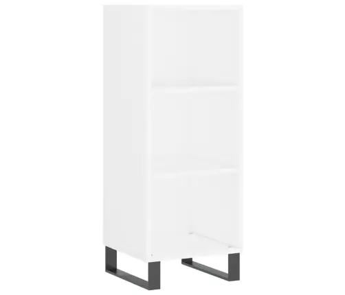 Kõrge Kapp, Valge , 34,5X34X180 cm Tehispuit