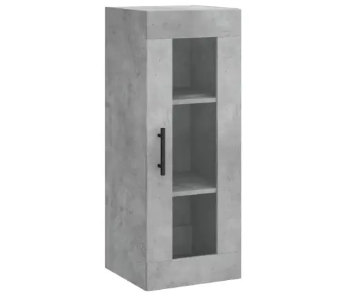 Komoda, Betono Pilkos Spalvos, 34,5X34X180cm Apdirbta Mediena