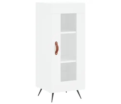 Augstais Skapītis, Balts, 34,5X34X180 Cm, Inženierijas Koks Vidaxl