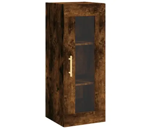 Augstais Skapītis, Ozolkoka, 34,5X34X180 Cm, Inženierijas Koks Vidaxl