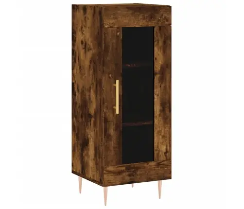 Augstais Skapītis, Ozolkoka, 34,5X34X180 Cm, Inženierijas Koks Vidaxl