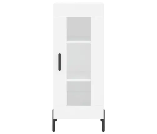 Augstais Skapītis, Balts, 34,5X34X180 Cm, Inženierijas Koks Vidaxl