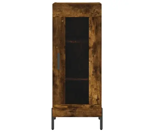 Augstais Skapītis, Ozolkoka, 34,5X34X180 Cm, Inženierijas Koks Vidaxl